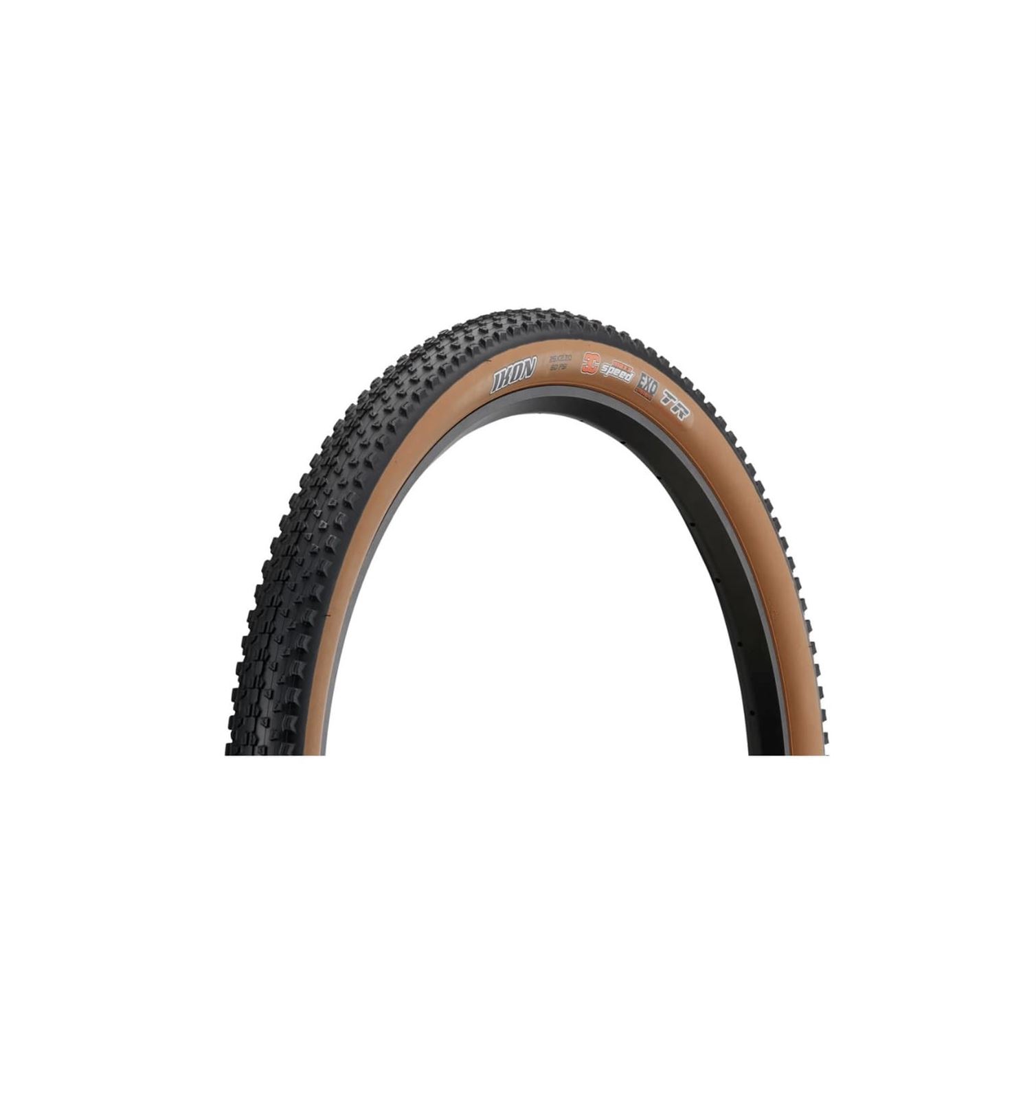 Cubierta 29X2.20 Maxxis Ikon TLR Tanwall crema EXO 60TPI - Imagen 1