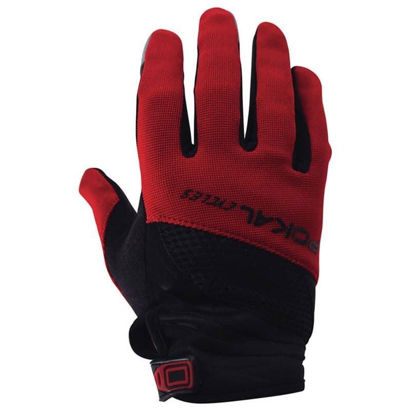 GUANTES POKAL MTB NGR/ROJO T-L LARGO - Imagen 1